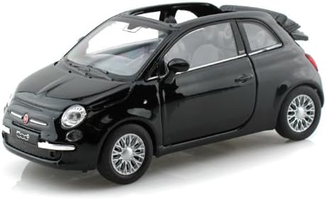 2010 Fiat 500C 1/32 Black