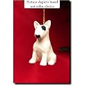 Bull Terrier (White and Patches) Handpainted Ornament