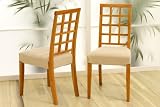 Ventana Solid Wood Side Chairs - Box of Two