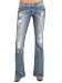 Search : GUESS Daredevil Flare - Anti-Indigo Wash Jeans