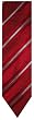 Men's Sean John Necktie Neck Tie Red and Silver