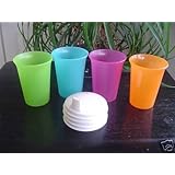 Tupperware Bell Tumbler Sippy Cups with Seals Set of 4