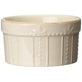 Signature Housewares Sorrento 4-Inch Ramekins, Ivory, Set of 4