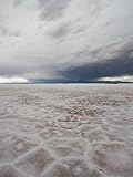 Clouds Over a Salt Flat, Salinas Grandes, Jujuy Province, Argentina Photographic Poster Print, 24x32