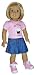Birthday Girl Cupcake Top and Skirt. Fits 18