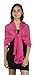 Light Weight Chiffon Solid Colors Long Evening Wrap Dress Scarves Magenta