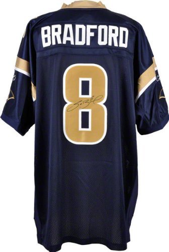 Mounted Memories St. Louis Rams Sam Bradford Autographed Reebok Jersey