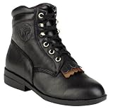 Laredo Womens Double Kiltie Comfort Lacer Boots