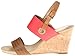AK Anne Klein Women's Taye Leather Wedge Sandal