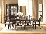 IMAGE OF 7 PC Sonata Leg Table Dining Room Set with Leaf