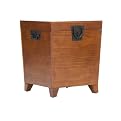 Pyramid Trunk End Table - Pine