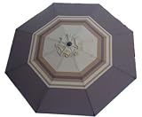 Bond 63853 9 Foot Decorative Vented Market Umbrella with Crank and Tilt - Marquee