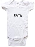 FAITH / Hurry Up - Name-series - White or Pink Onesie / Baby T-shirt