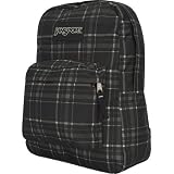 JANSPORT SuperBreak Darkside Plaid Backpack - Black/Grey
