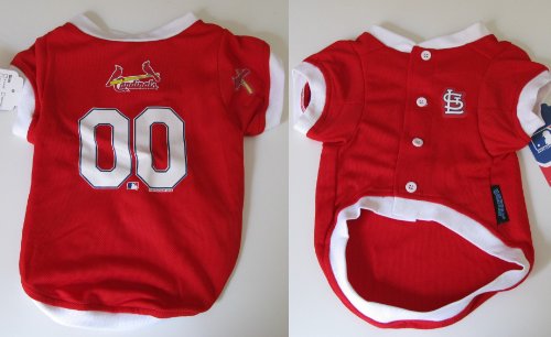 St. Louis Cardinals Pet Dog Baseball Jersey MEDIUM