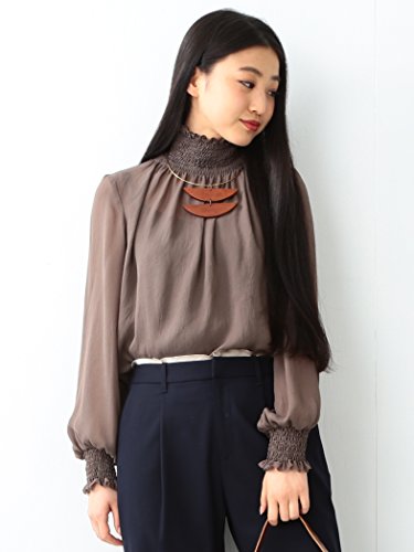 (レイビームス)Ray BEAMS RBS / シャーリング ハイネック ブラウス 63110161747