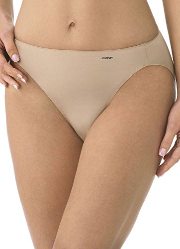 Jockey Women's Underwear No Panty Line Promise Tactel Hi Cut, light, 5