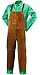 Steiner 92172 Bib Apron, Split Leg, Weld-Rite Premium Brown Split Cowhide, 24-Inch x 48-Inch