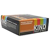 Kind Fruit and Nut Bars Peanut Butter and Strawberry -- 12 Bars