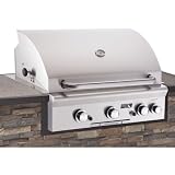 American Outdoor Grill 30 Inch Built-in Propane Gas Grill W/Rotisserie