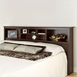 IMAGE OF Manhattan King Size Storage Headboard in Espresso