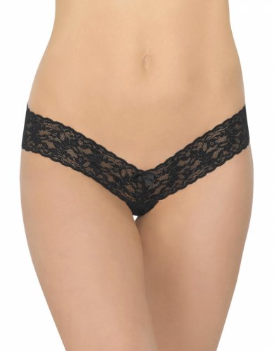 Hanky Panky Women's After Midnight Open Gusset Low Rise Thong