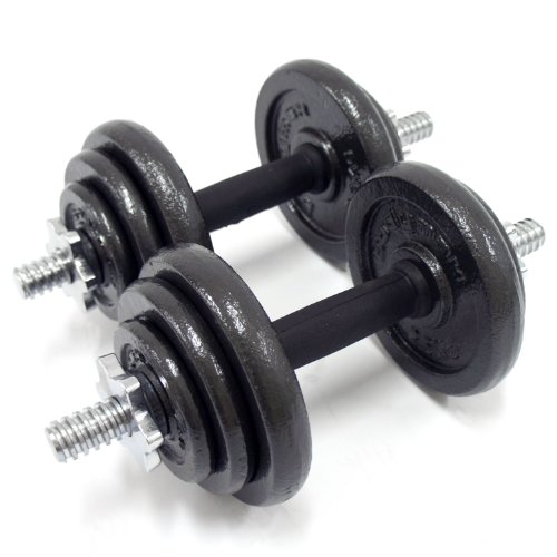 Bodymax Deluxe 25kg Hammertone Dumbbell Kit