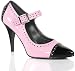 Adult Pink & Black Poodle Dress Costume Shoes
