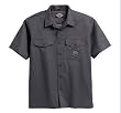 Harley-Davidson&reg; Men's Short Sleeve Skull Garage Shirt. Embroidered graphics. 99031-08VM