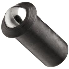 Jergens 10832 Steel Press Fit Plunger, Low Carbon Steel, 0.188 Thread