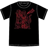 坊歌ろいど Tシャツ ブラック×レッド サイズ:M
