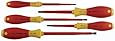 Wiha 32091 5-Piece 1000-Volt Slotted and Phillips Insulated Screwdriver Set