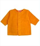 Tangerine Cotton Blend Fleece Jacket ~ newborn & infant