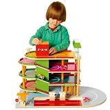 4-Story Wood Parking Garage by FAO Schwarz