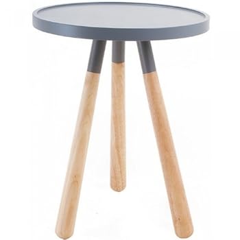 Table basse design WOOD Couleur Gris Matière MDF