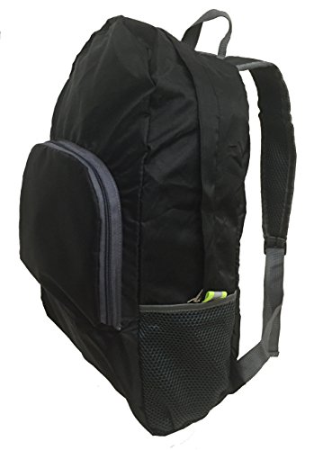 Stay Dry Packable Backpack Travel Bag Lightweight for Travel Camping Gym, Travel Freely Black