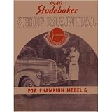 1940 STUDEBAKER Shop Service Repair Manual Book by Studebaker