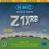 KMC Fahrradkette Kette Z1X RB Antirostbeschichtung für Nabenschaltung