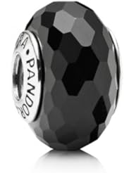 Pandora Silver Fascinating Black Murano