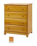 DaVinci 4 Drawer Dresser - Oak