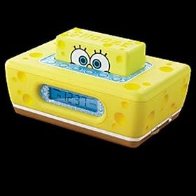 SpongeBob Clock Radio AM/FM
