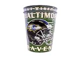 755005 - Baltimore Ravens 2 pk 16 oz Metallic Cups Case Pack 96