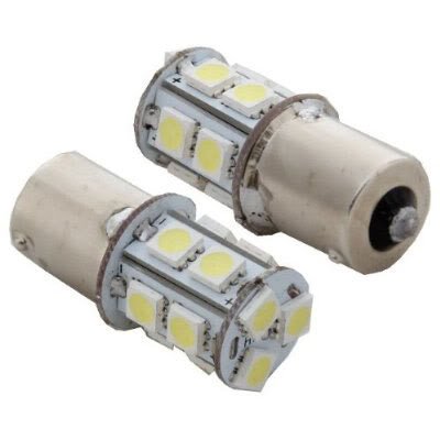 Cutequeen LED Car Lights Bulb 1156 S25 Ba15s 13SMD 13-SMD 5050 LED Backup Signal Blinker Tail Light BULBS 12V Replacement for #1156 1141 1073 1093 1129 93 -White