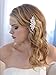 Unicra Crystal Wedding Hair Comb Bridal Hair Accessories for Brides and Bridesmaids (Silver)
