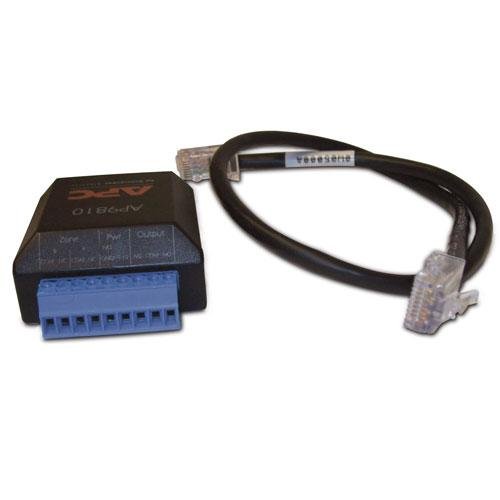 APC AP9810 Dry Contact I/O Accessory - Network adapter kit - black - for P/N: SUA2200RMXLI3U, SUA3000I