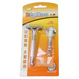 Sale  Razors & Blades-Classic Silver Double Edge 3-Pc. Safety Razor w/ Blade & Permanent Cigarette Filter System Mouthpiece