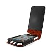Ted Baker iPhone 4S Case - Leather Style - Men's - Black with Bulldog Lining