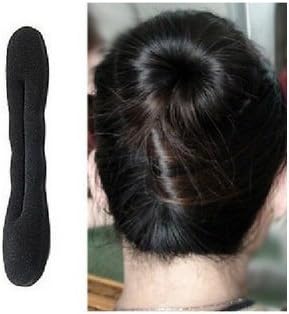 6pcs Magic Foam Sponge Clip Hair Styling Donut Bun Former Maker (3 Large+3 Small)
