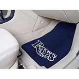 Tampa Bay Devil Rays MLB Car Floor Mats (2 Front)