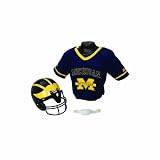 Franklin Sports NCAA Michigan Wolverines Helmet and Jersey Set